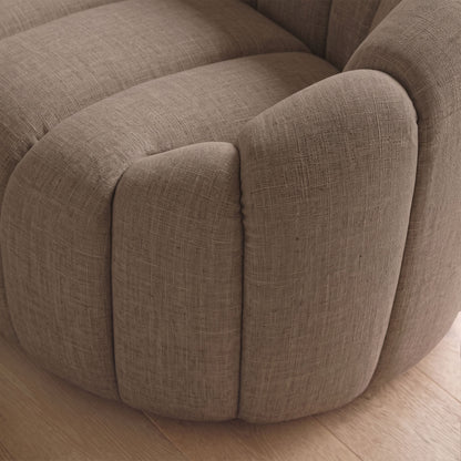 Dune 3 Seater Sofa - Natural Brown