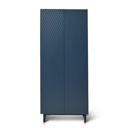 Jack shoe cabinet - geometric - blue - Laura James