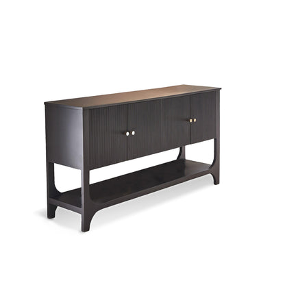 Jade 4 Door Sideboard - Black - Laura James