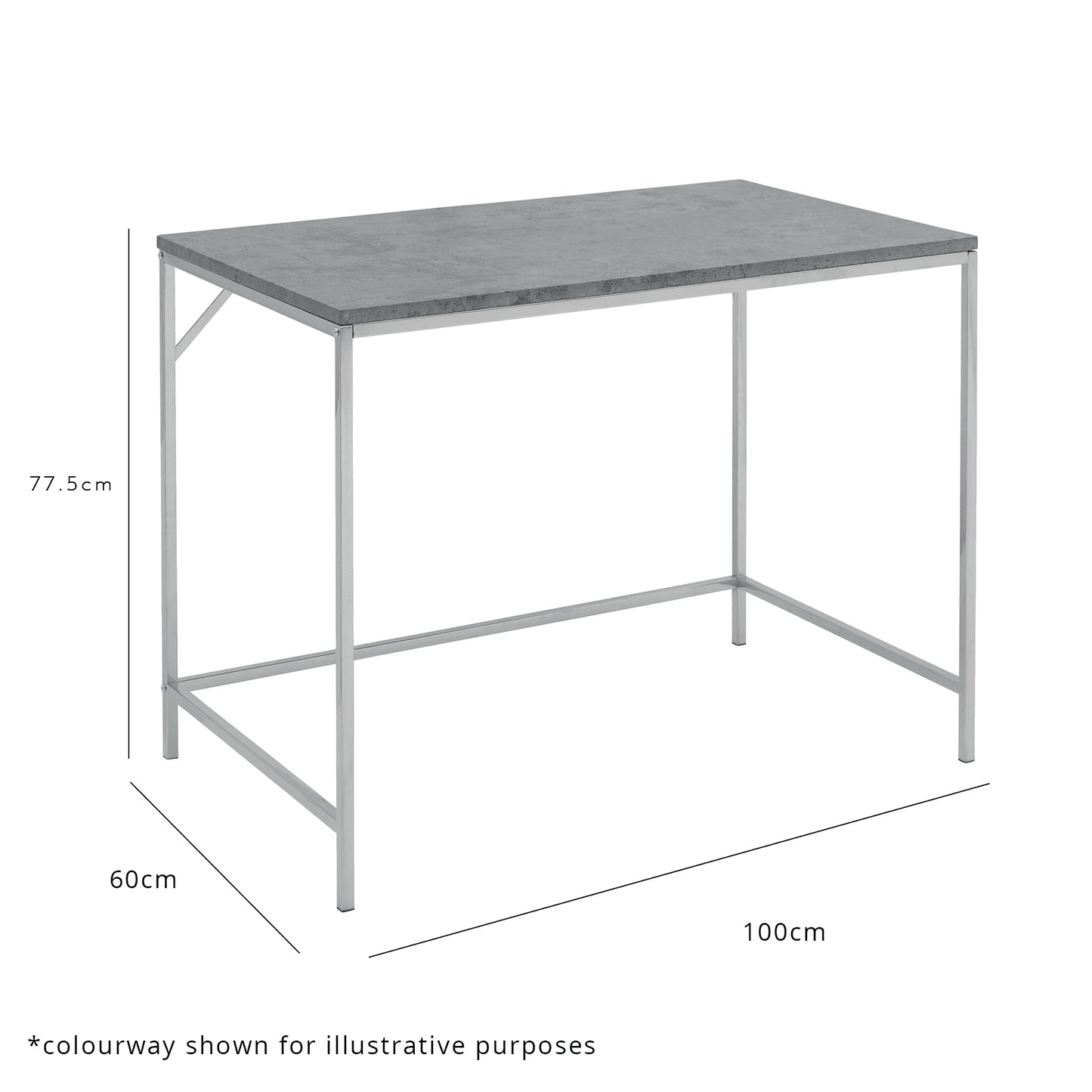 Jay Marble Effect Desk - Gold