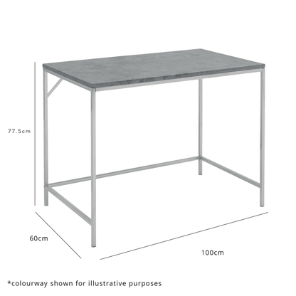 Jay Marble Effect Desk - Gold