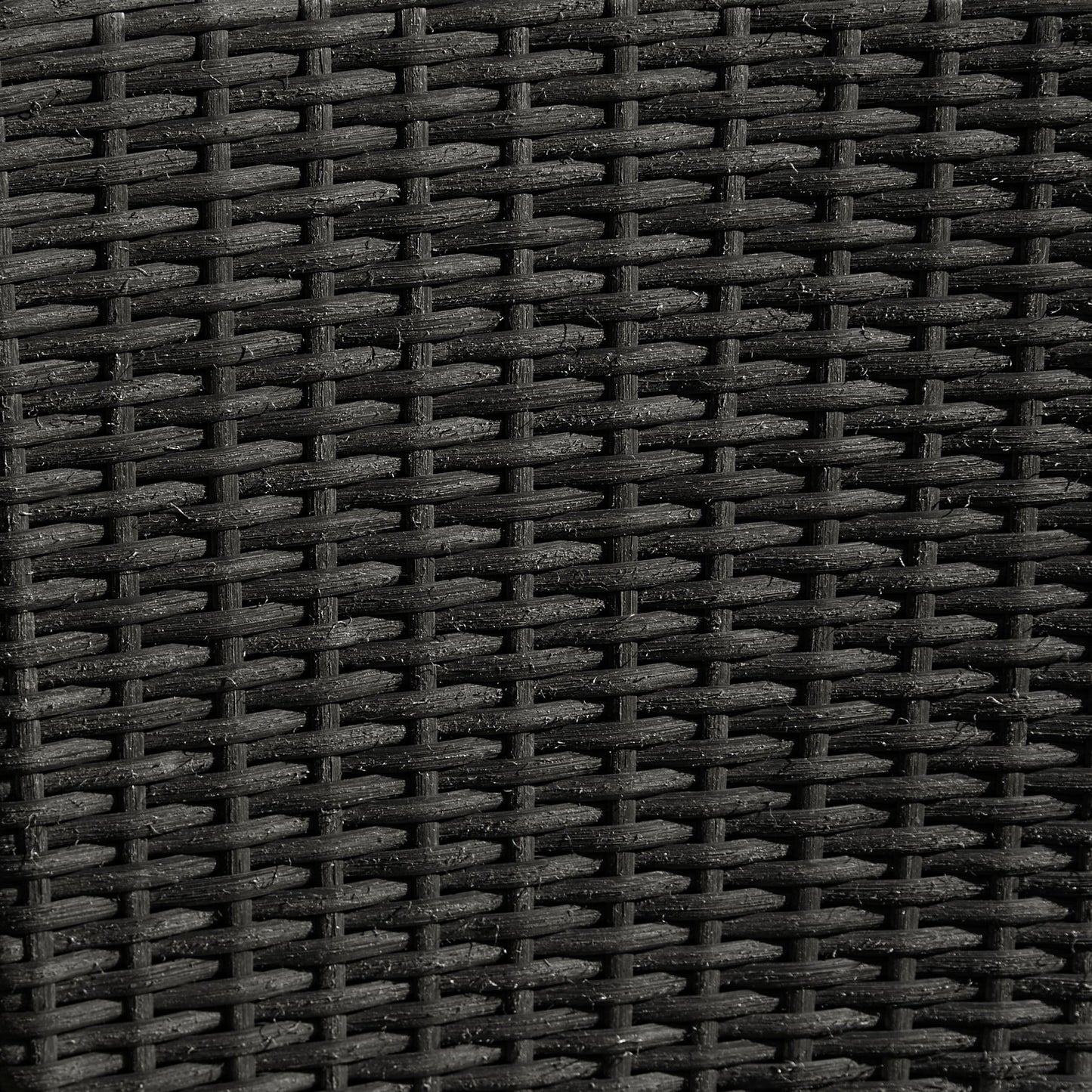 Cube 8 Seater Rattan Outdoor Dining Set with Grey LED Premium Parasol - Black Weave