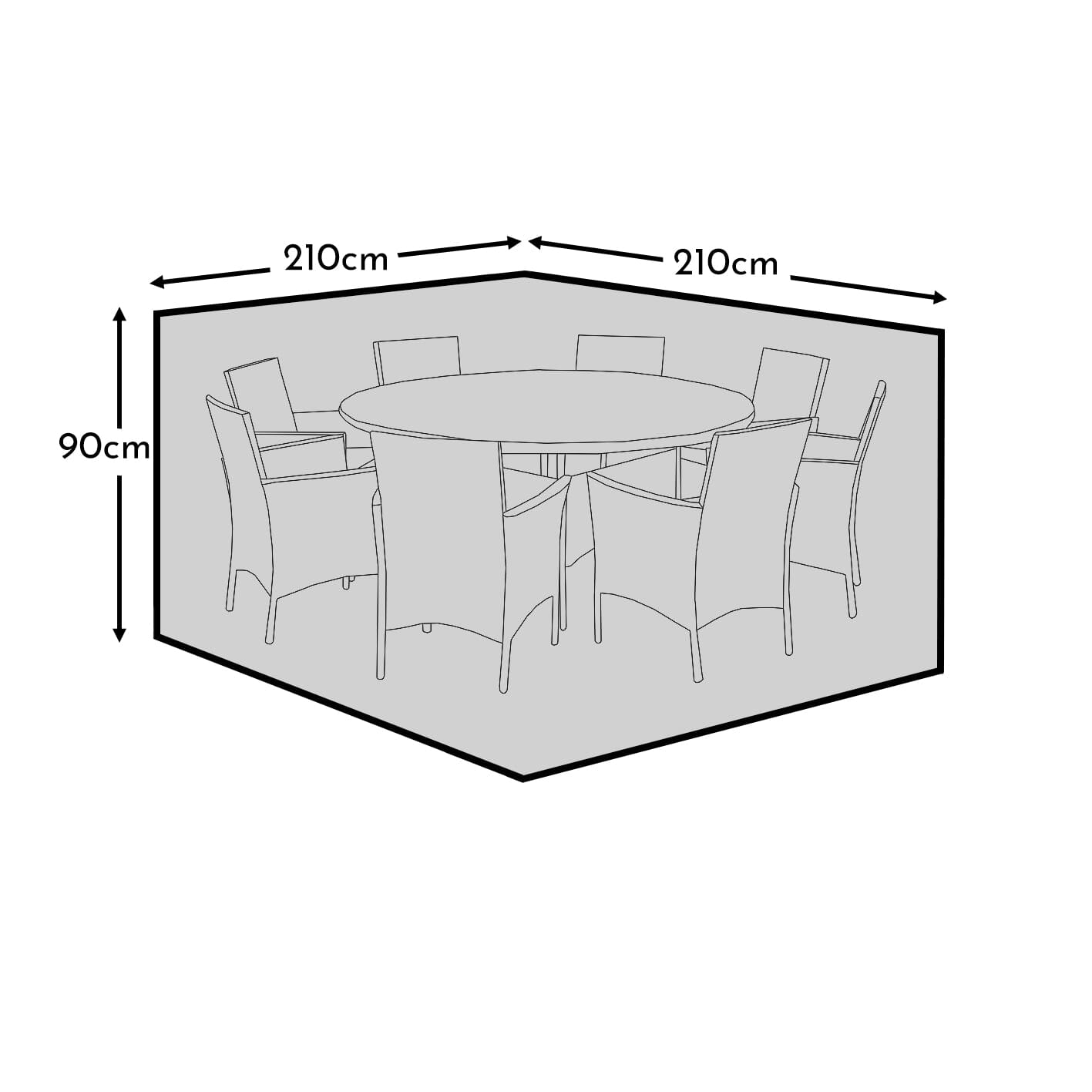 Kemble 8 Furniture Cover 