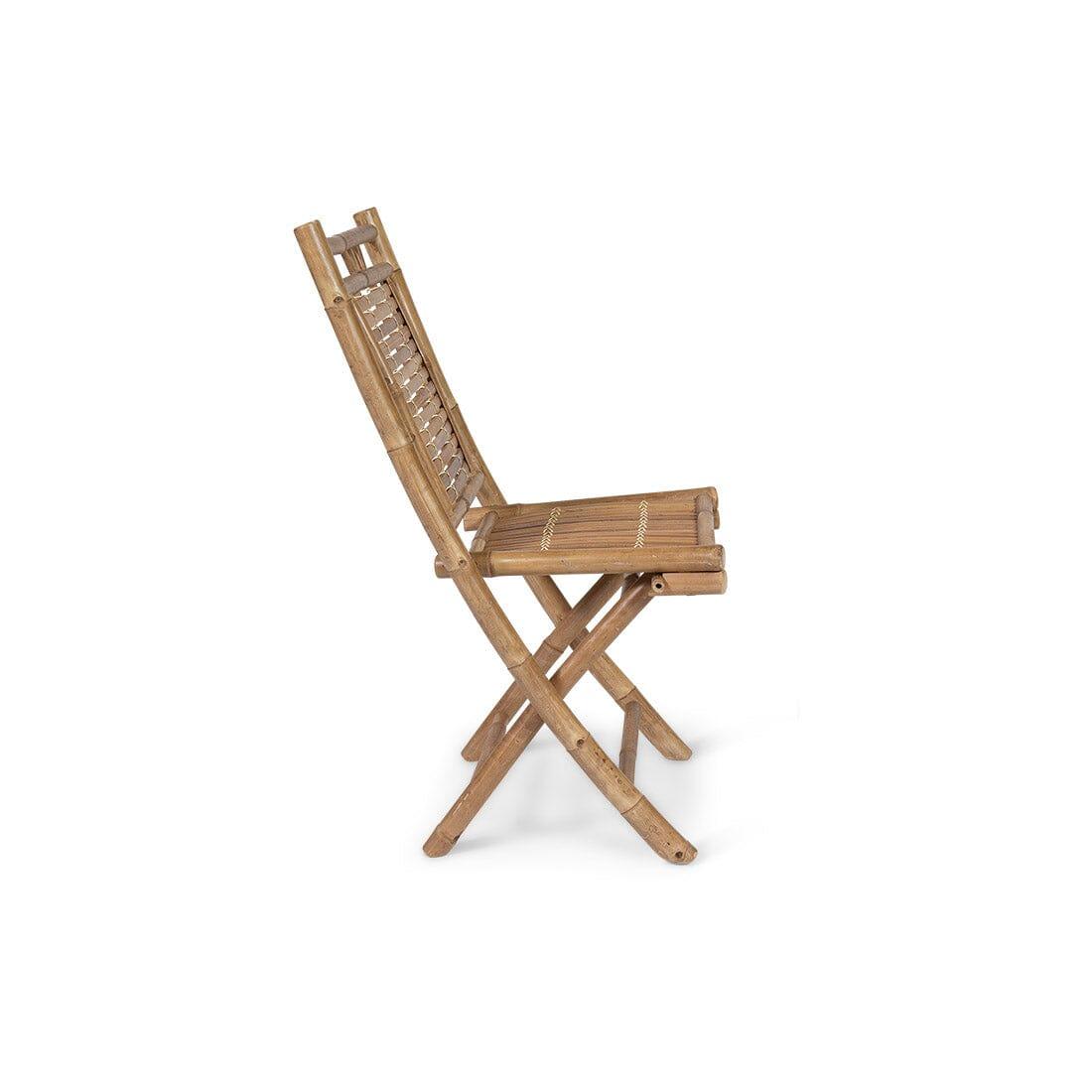 Lila Bamboo Folding Garden Chair - Laura James