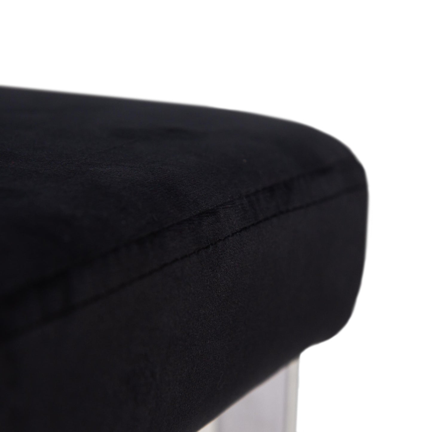 Lola Black Dining Chairs - Set of 2 - Chrome Legs - Laura James 