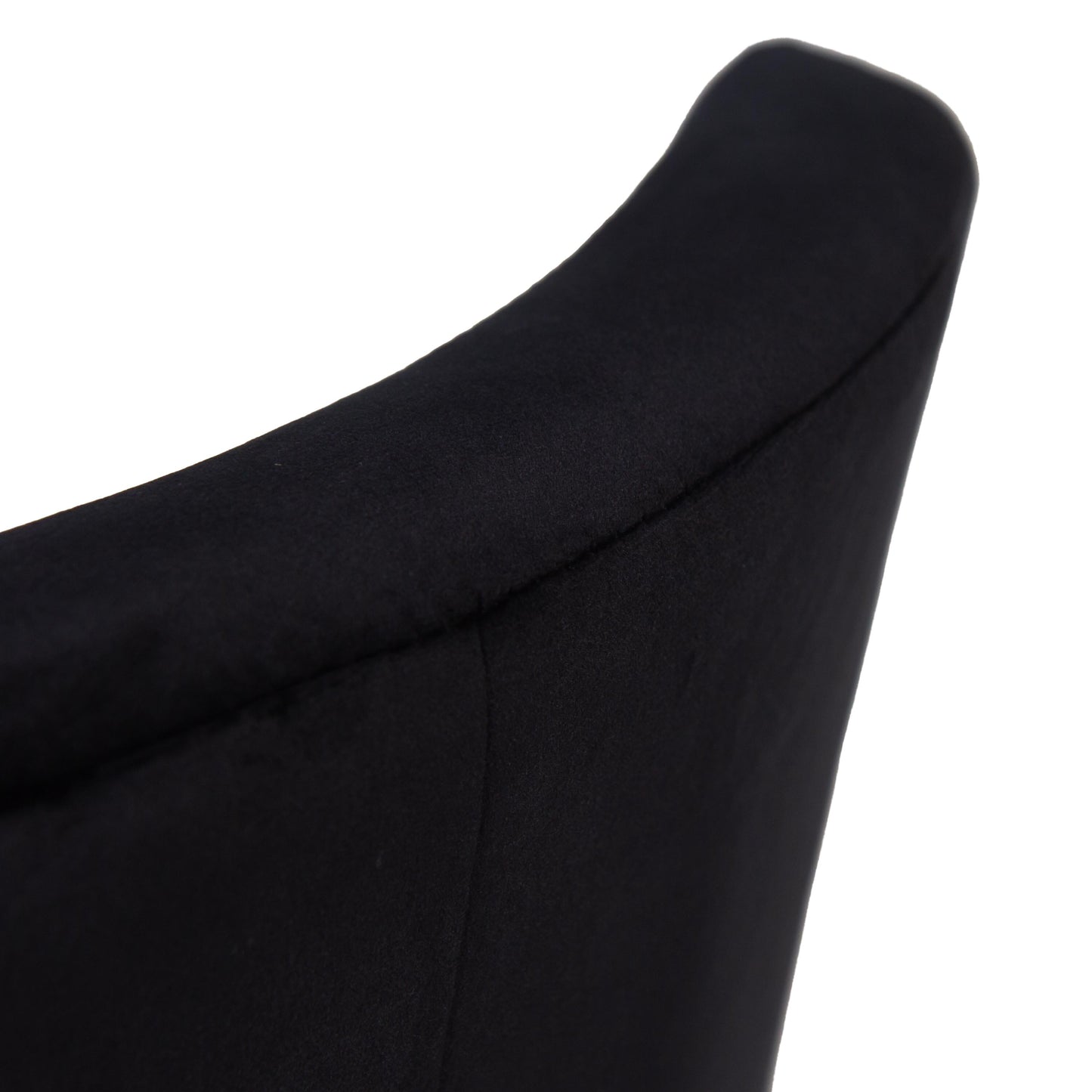 Lola Black Dining Chairs - Set of 2 - Chrome Legs - Laura James 