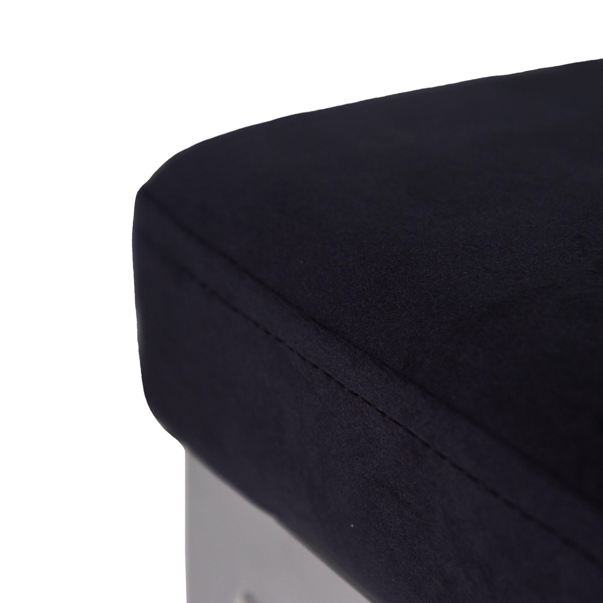 Lola Black Dining Chairs - Set of 2 - Chrome Legs - Laura James 