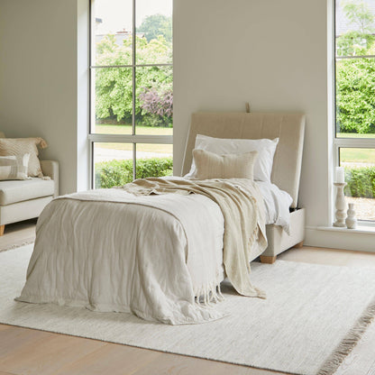 Madeleine Bed in a Box - Sand with Whitewash Oak Legs - Laura James