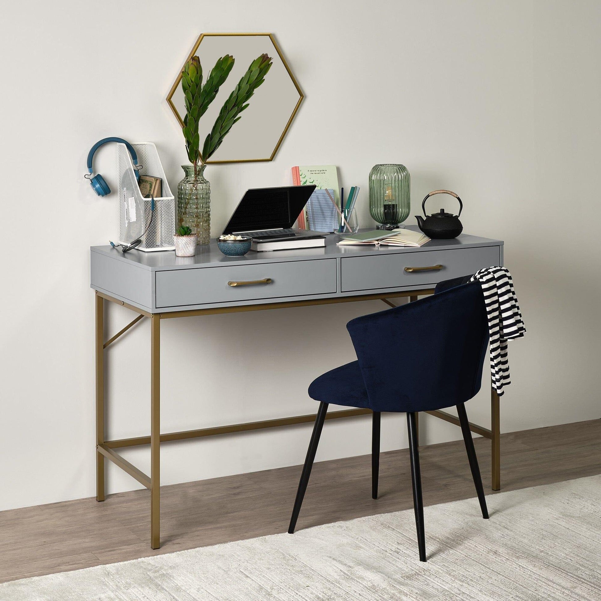 small dressing table grey Amazon.com