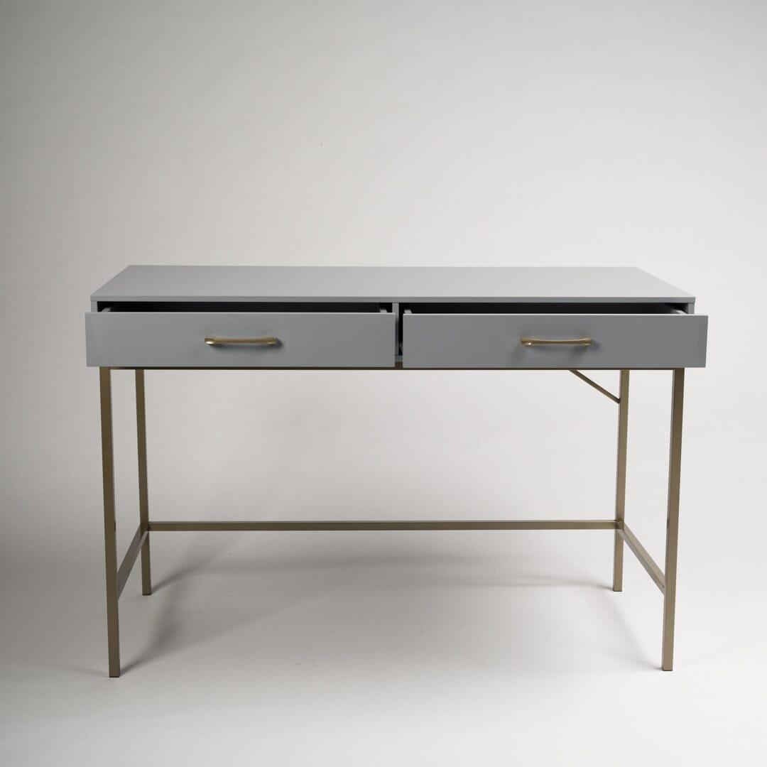 grey dressing table with drawers Bedroom Fabric Dressing Table with 6 Drawers, Rustic Gray - Bed Bath & Beyond