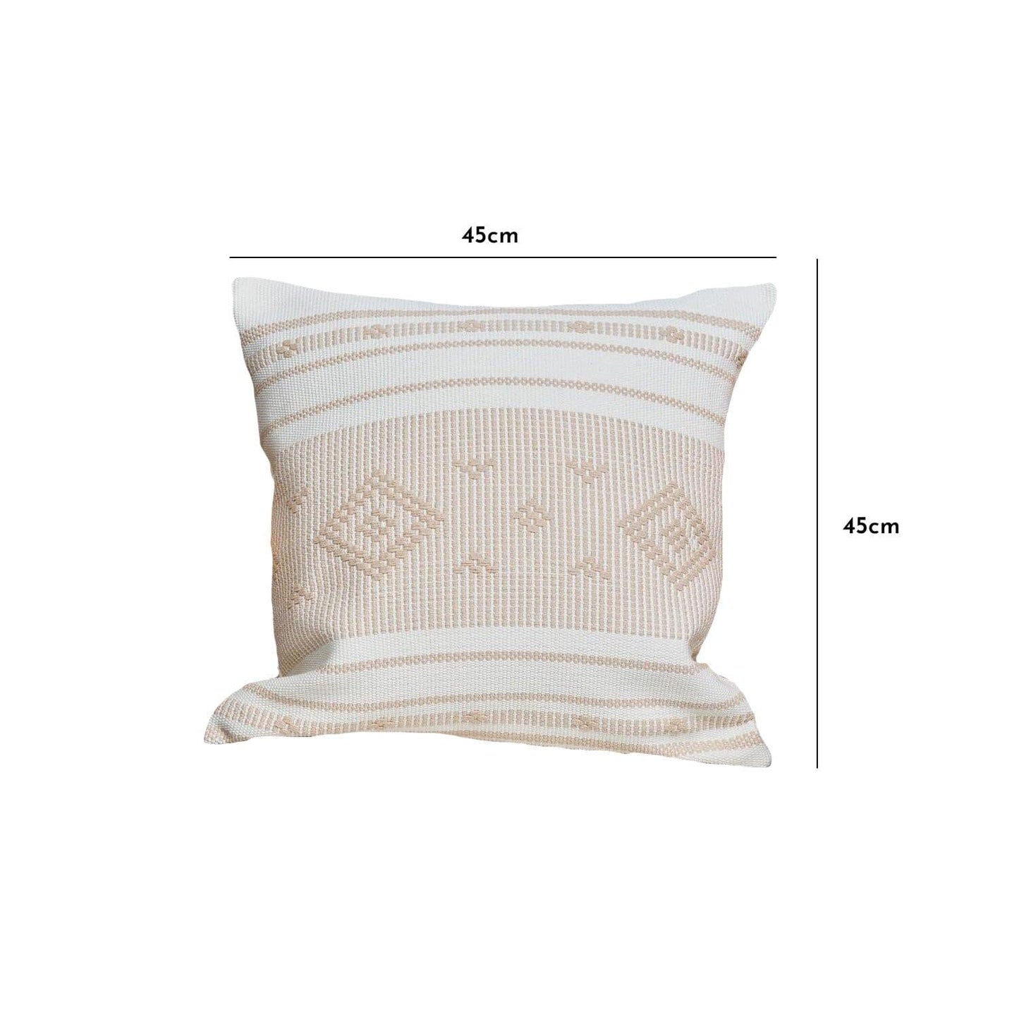 Natural aztec cushion cover - Laura James