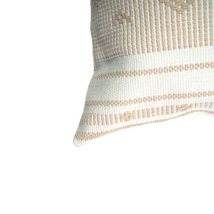 Natural aztec cushion cover - Laura James