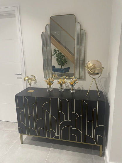 Gatsby 3 Door Sideboard - Noir Black