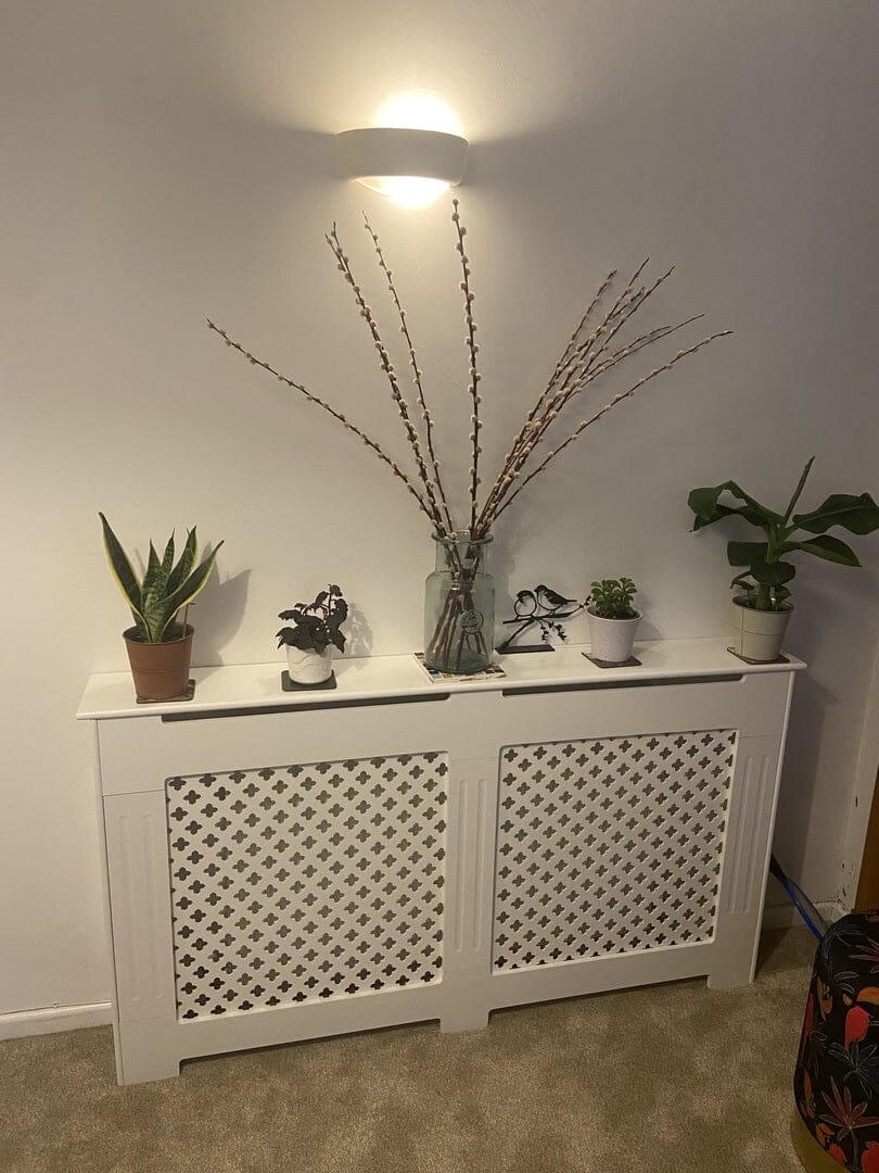 Edith Large Radiator Cover White Laura James – Laura James Ireland