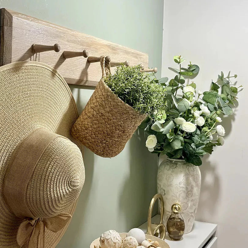 Willow Wooden Coat Rack - Whitewash - Laura James