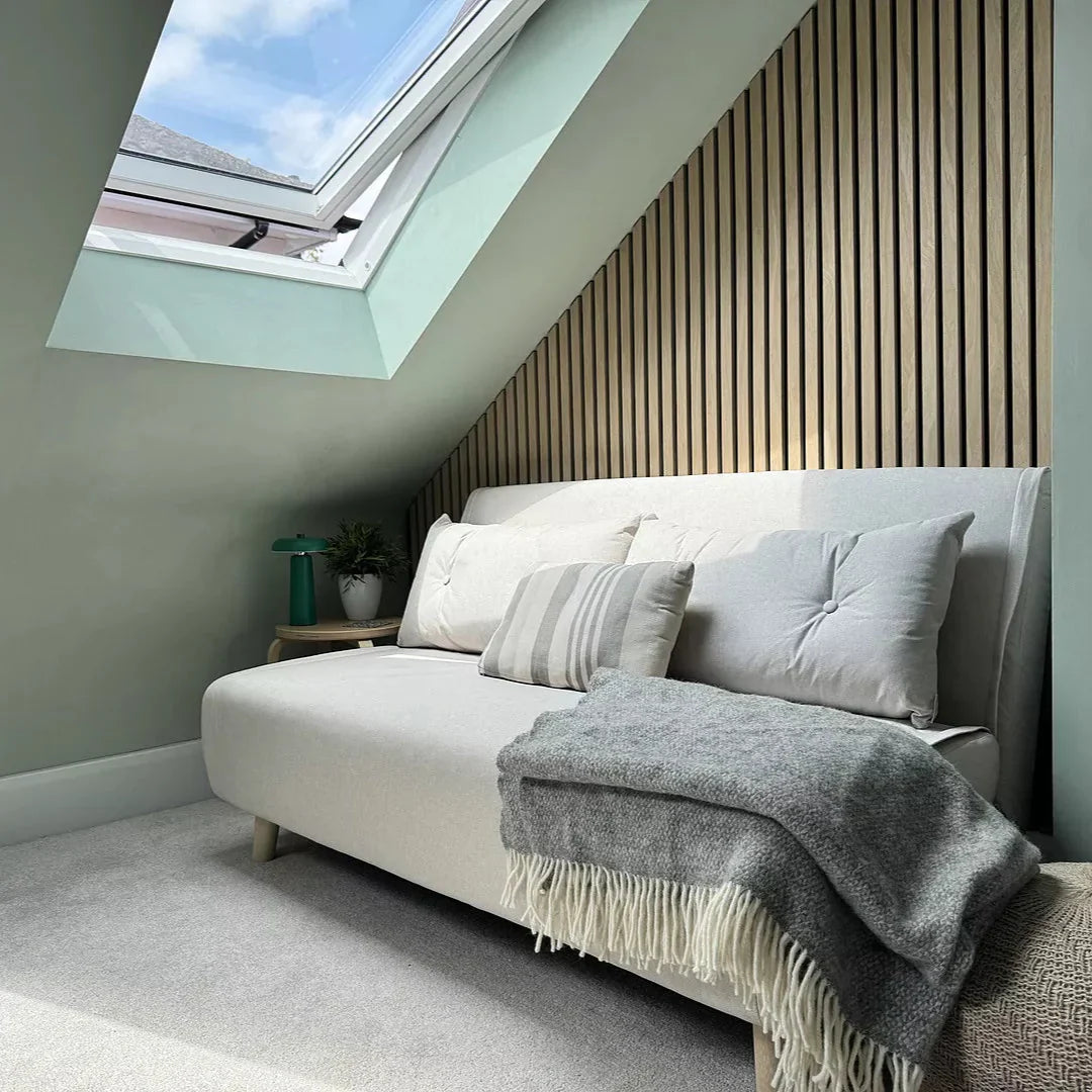 Una 2 Seater Double Sofa Bed - Oatmeal Linen