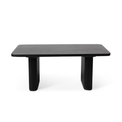 Orla Wooden Coffee Table - Jet Black - Laura James