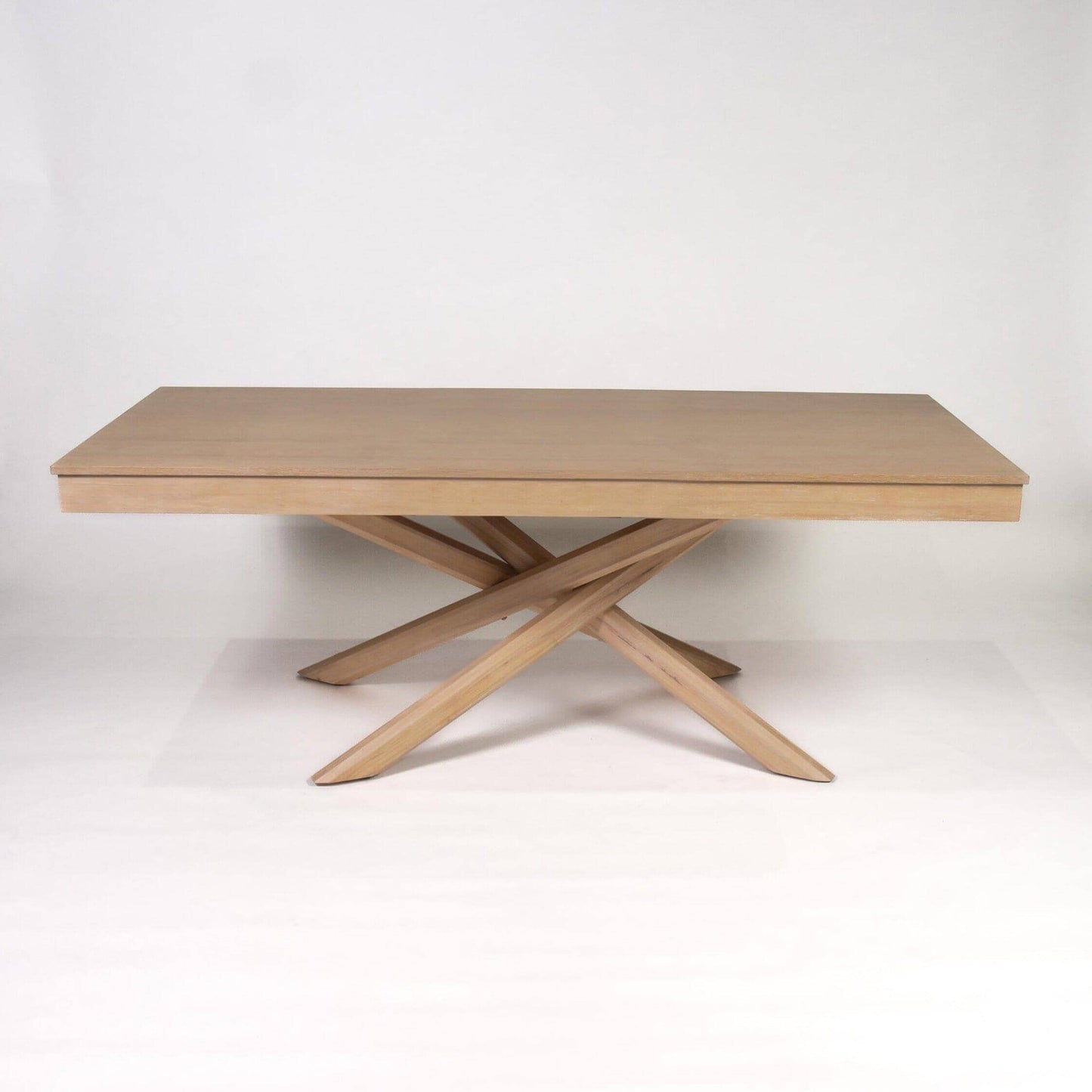 Amelia Whitewash Oak Dining Table