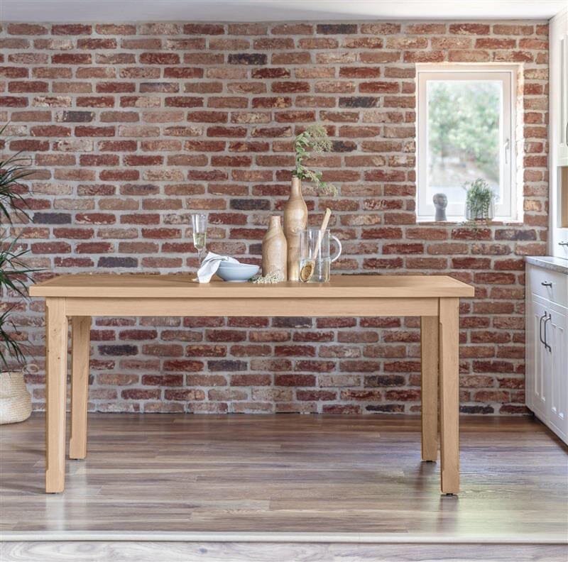 ダイニングテーブル Nora. Ella oak Dining Table Ella Pale Oak Wood Parquet Dining Table - Laura James – Laura