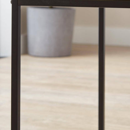 Jay desk - concrete effect and black - Laura James