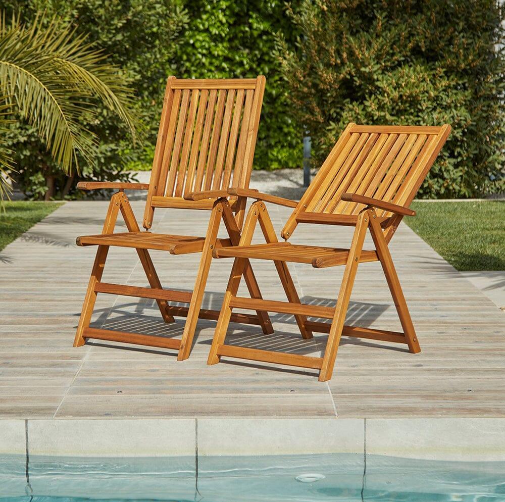 set of 4 folding garden chairs