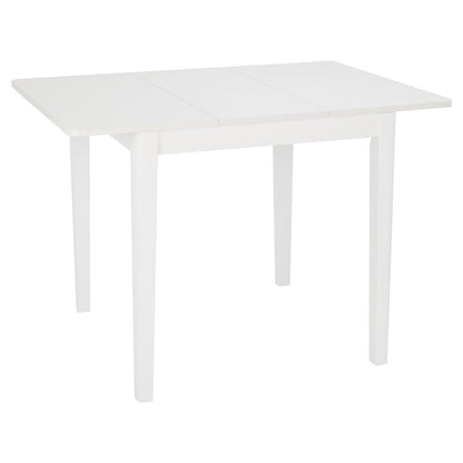 Paul extendable table with 2 chairs - small - white - Laura James