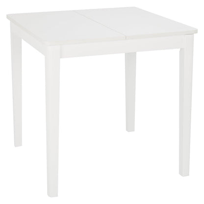 Paul extendable table with 4 chairs - small - white