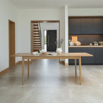 Paul Whitewash Extending Dining Table - Large - Laura James 