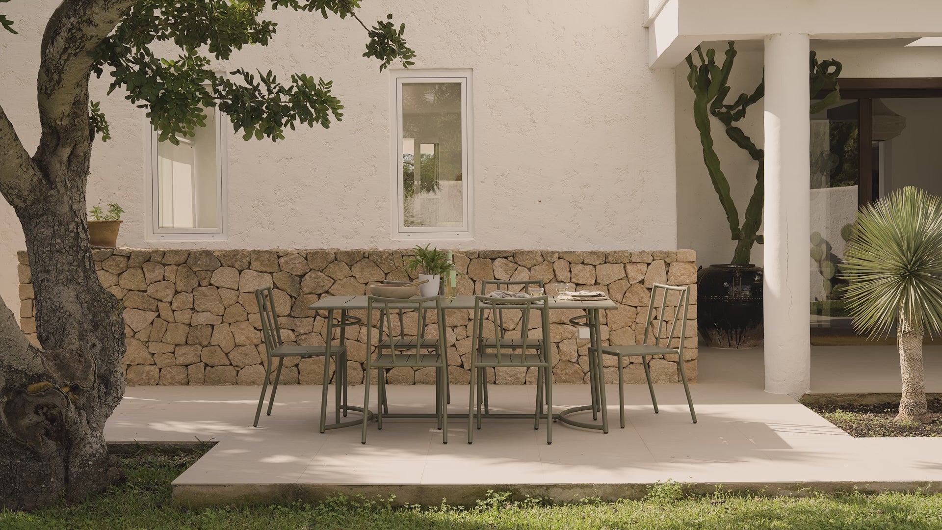 Wilder 6 Seater Metal Garden Dining Set - Laura James 