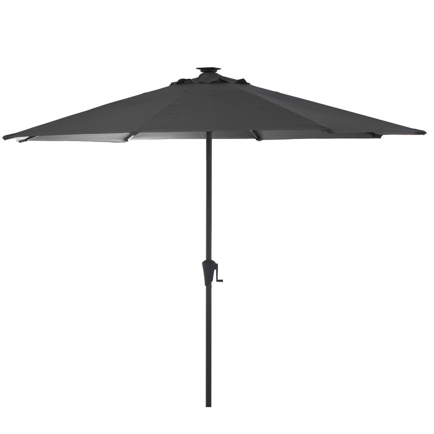 Round 3m Parasol - Grey - Laura James