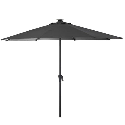 Round 3m Parasol - Grey - Laura James