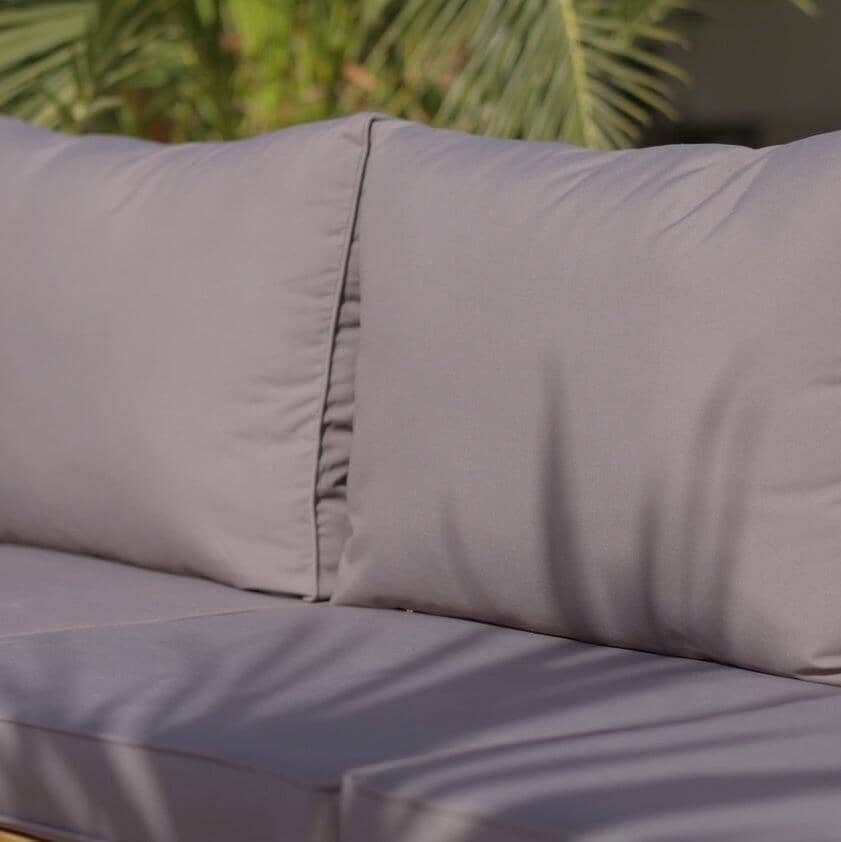 Rowan Arm Section Cushion Covers - Grey - Laura James