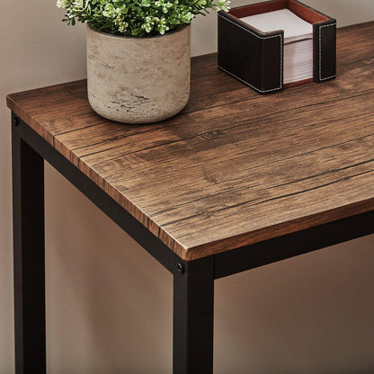 Sheffield corner desk and office chair set – Industrial - tan - Laura James