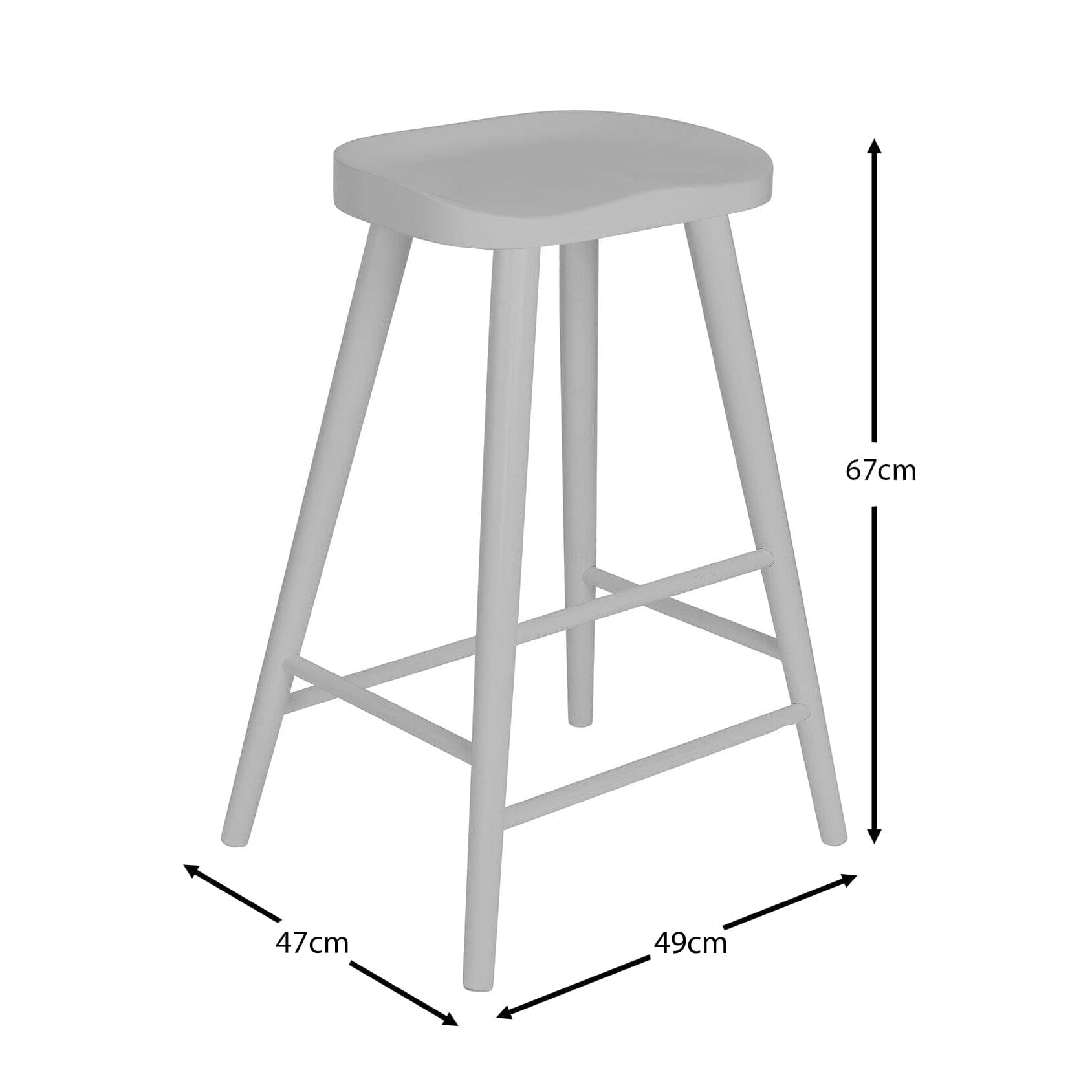 silvester-bar-stool-grey - Laura James
