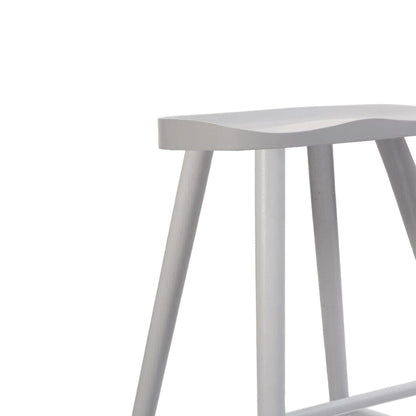 Silvester Bar Stool - Grey - Laura James 