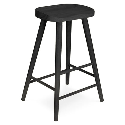 Silvester Bar Stool - Black Oak