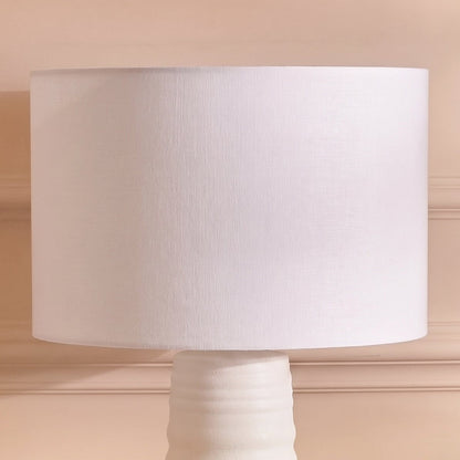 Alderton 30cm Cotton Lamp Shade - Snow White