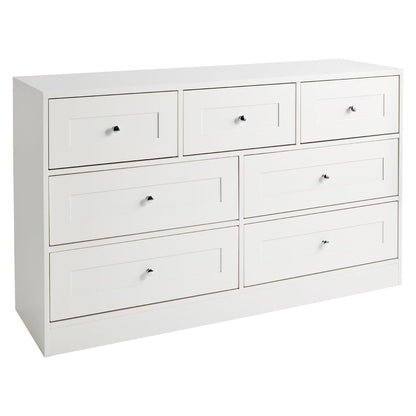 Stevie Chest of Drawers - 3 Over 4 - White - Laura James