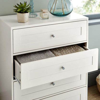 Stevie 4 Drawer Chest of Drawers white - Laura James