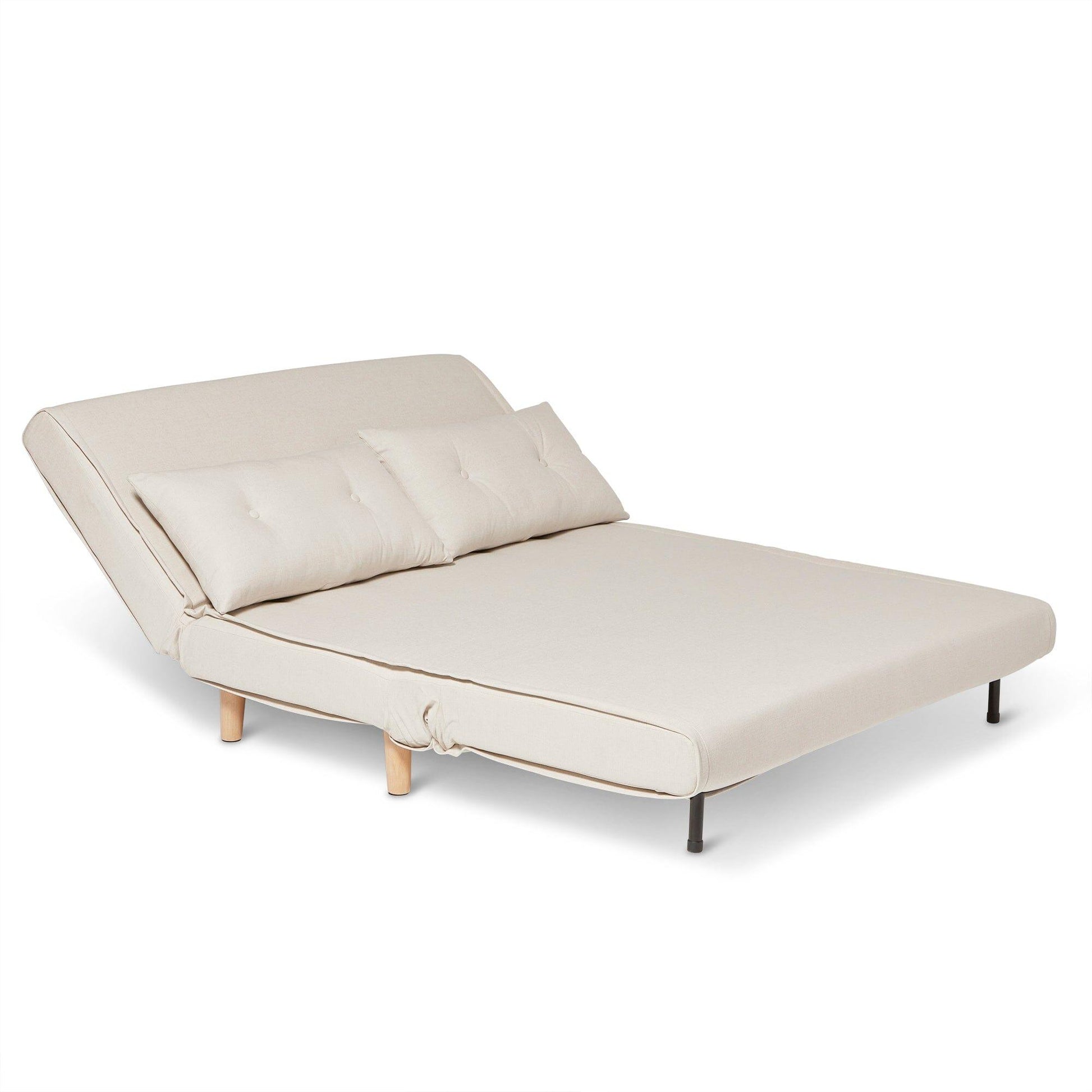 Una Oatmeal Double Sofa Bed - Laura James