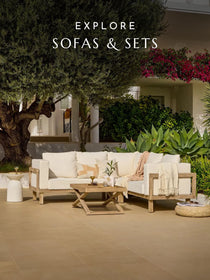 SHOP GARDEN SOFAS