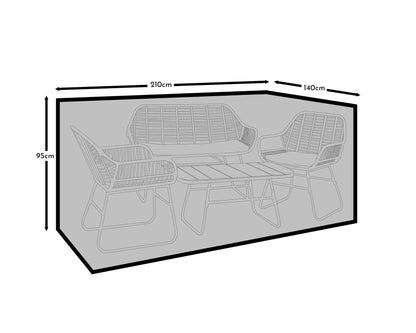 Small Conversation Set Garden Furniture Cover - Eaden - Halston - Cote - Aria - Harrelson  Indra  & Rowan Sets