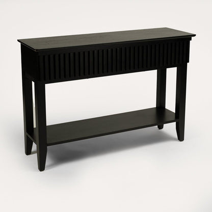 Willow Console Table Stained Black - Laura James