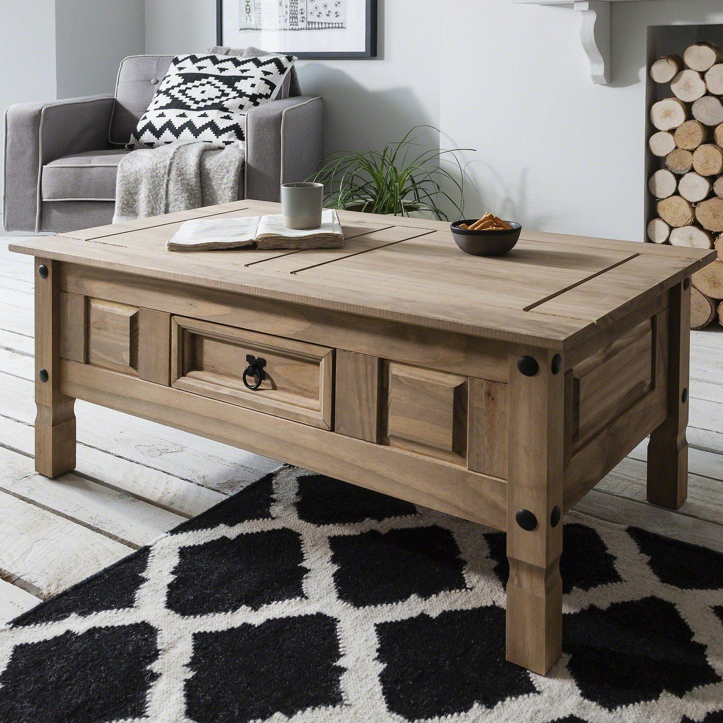 Wooden Coffee Table - Laura James