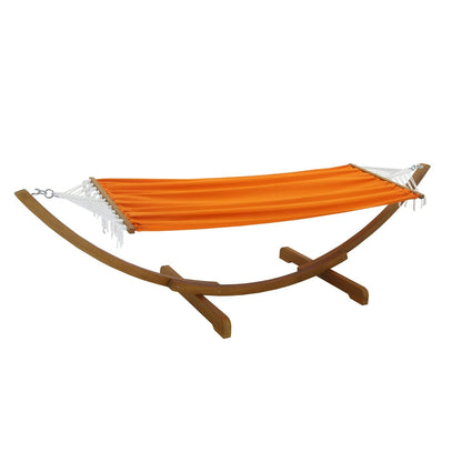 Lulu hammock - solid wood - orange