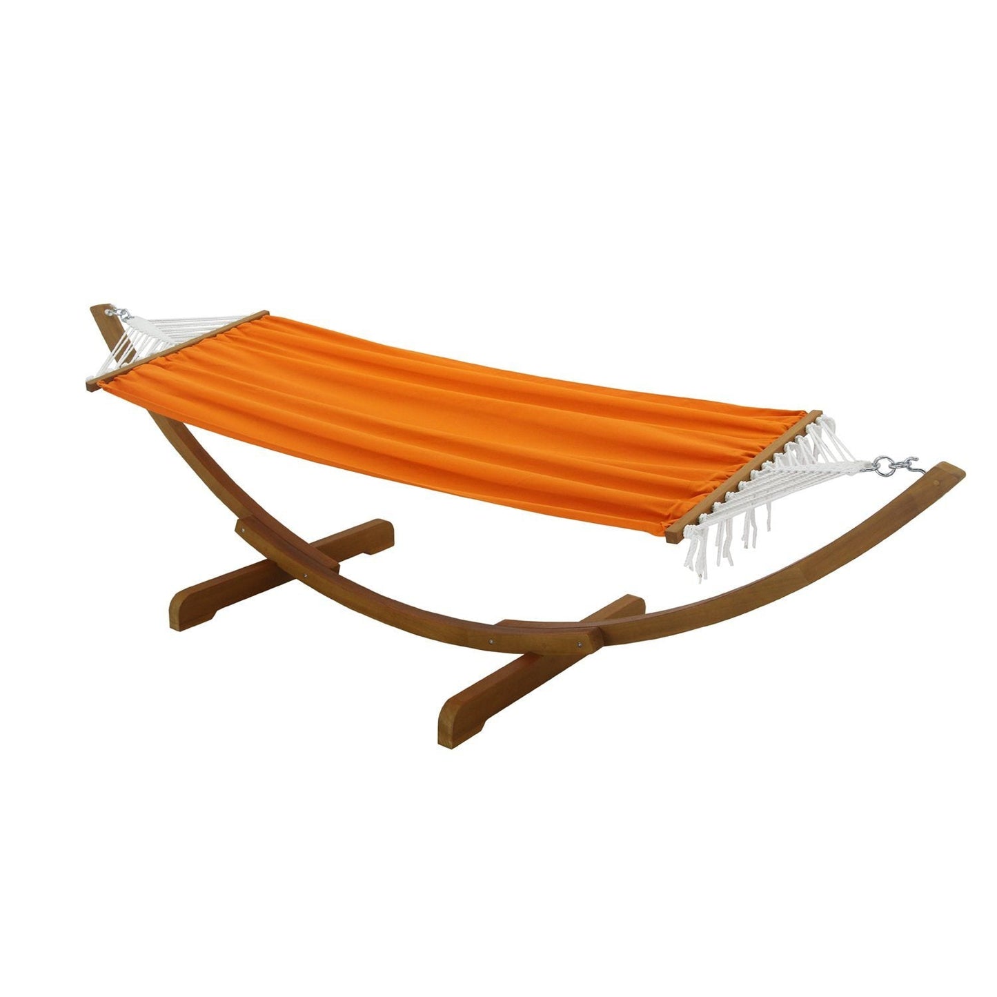 Lulu hammock - acacia wood - orange - Laura James