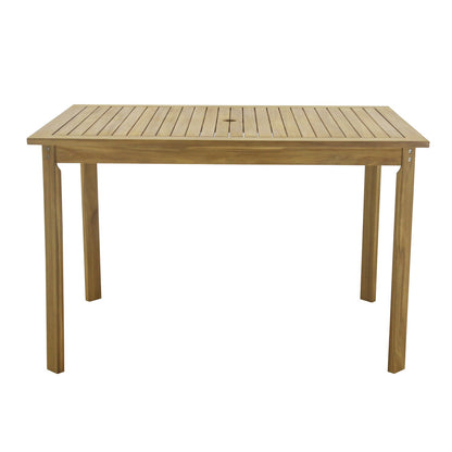 Ackley garden dining table - 6 seater - solid acacia wood