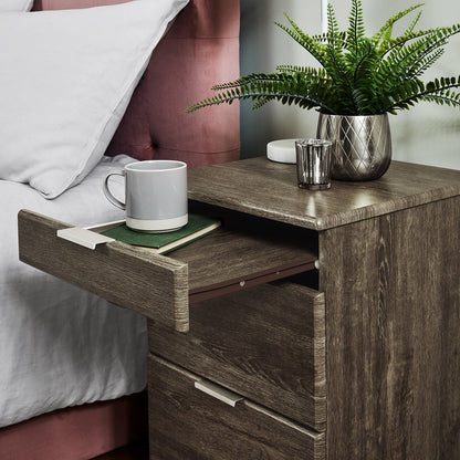 Ayla bedroom furniture set - dark oak - Laura James