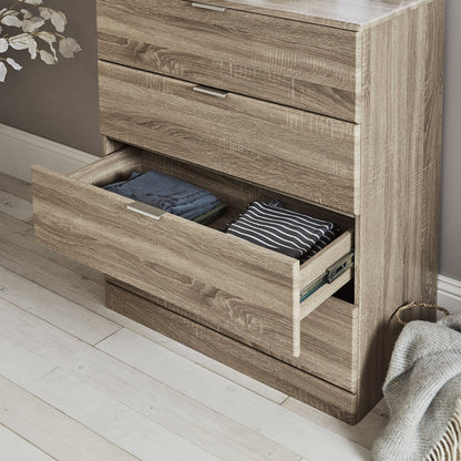 Ayla chest of drawers - light oak - Laura James