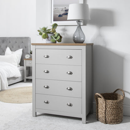 Bampton bedroom furniture set - grey - Laura James